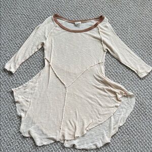 Free People Cream Top